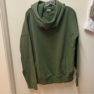 ZYIA ACTIVE Oh So Soft Hoodie Cowl Neck Sweatshirt Forest Green WOMENS SIZE XL